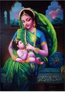 dipinti Krishna, dipinti Radha e Krishna, dipinti Radharani arte vedica